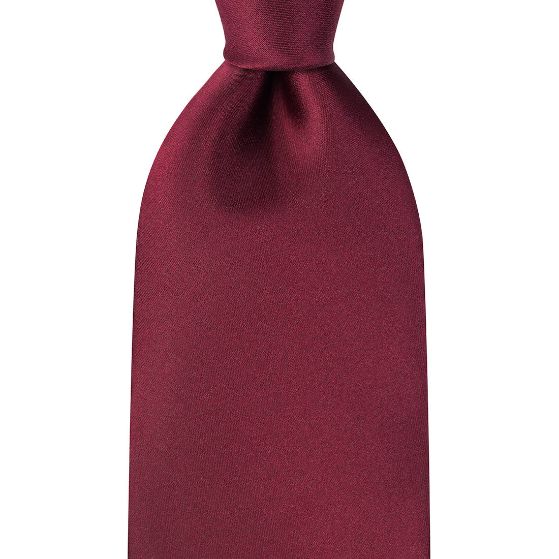 Burgundy and Red Geometric 'Post Ranch' Silk Estate Tie by Robert